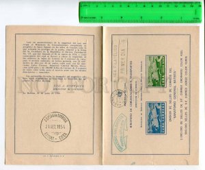 266623 CUBA postage stamps 1954 year first day booklet