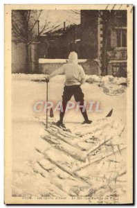 Old Postcard of Sports & # 39hiver Ski walking V