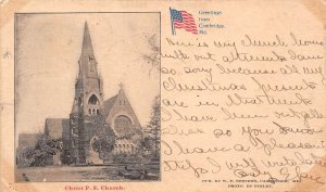 Cambridge Maryland Christ P.E. Church, Private Mailing Card, Vintage PC U10258