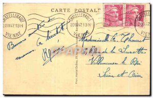 Postcard Old Bonzac Chateau Perrin Dhoge
