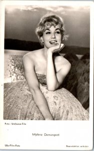 1950s Mylene Demongeot French Movie Star Actress Photo Postcard