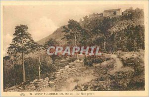Old Postcard Mont Sainte Odile The Wall Paien