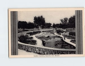 Postcard Sunken Gardens, Roswell, New Mexico