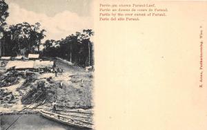 B86253 partie by the over curent of parana boat  types folklore  argentina