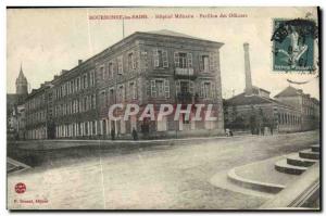Old Postcard Bourbonne les Bains Sante Army Military Hospital Pavilion officers