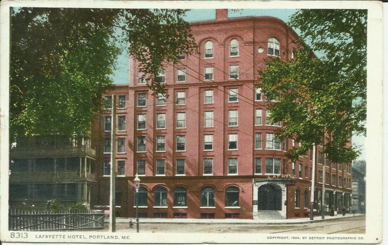 Lafayette Hotel, Portland, Me.