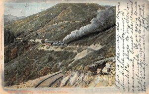 Scenic Railway Train MOUNT TAMALPAIS, CA Railroad Marin Co 1906 Vintage Postcard