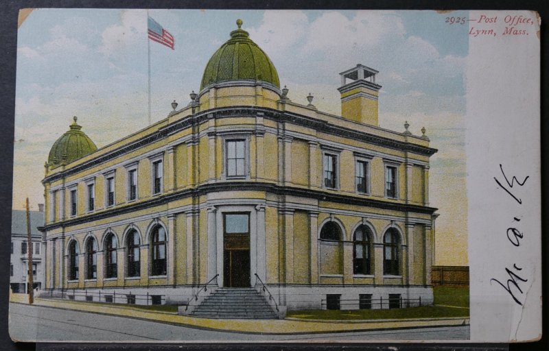 Lynn, MA - Post Office - 1907