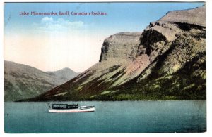 Small Boat, Lake Minnewanka, Banff National Park, Alberta