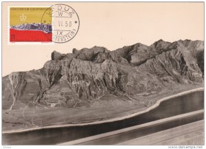 LIECHTENSTEIN, PU-1958; Liechtenstein Relief, Rilievo