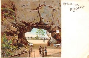 KUHSTALL SWITZERLAND GRUSS VOM GREETINGS FROW UDB POSTCARD c1900s