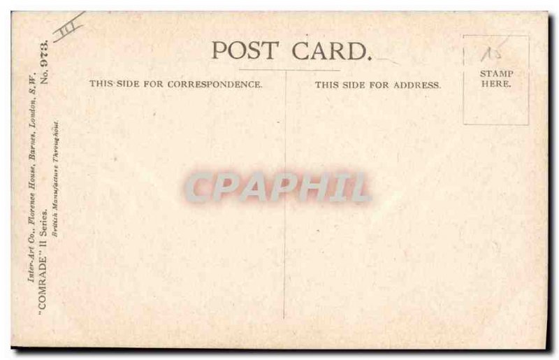 Old Postcard Fantasy Illustrator Child Deleted by Censor