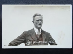 USA PRESIDENT COOLIDGE Rolph Lium Pastor of Coolidge's Church c1920s RP Postcard