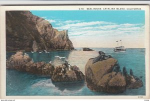 CATALINA ISLAND, California, 1910-20s; Seal Rocks