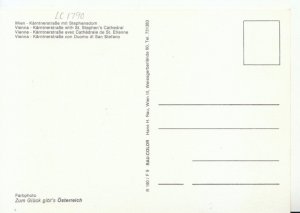 Austria Postcard - Wien - Vienna - Karntnerstrasse Mit Stephansdom - Ref 9493A