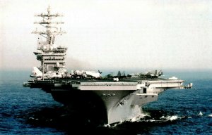 Postcard USS Nimitz CVAN-68 Aircraft Carrier 701012100886