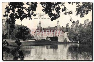 Old Postcard St Fargeau Yonne Chateau la Piece View Water