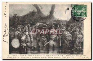 Old Postcard History of Napoleon 1st Army & # 1796 39Italie