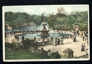 New York City, New York/NY Postcard, Lake & Terrace, Central Park, 1911!