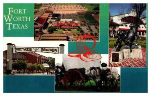 Postcard FARM SCENE Fort Worth Texas TX AR3532