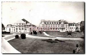 Cabourg - Gardens - The Casino and the Grand Hotel - Old Postcard