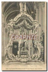 Old Postcard Miraculous Statue of Ste Anne d'Auray in the Ark