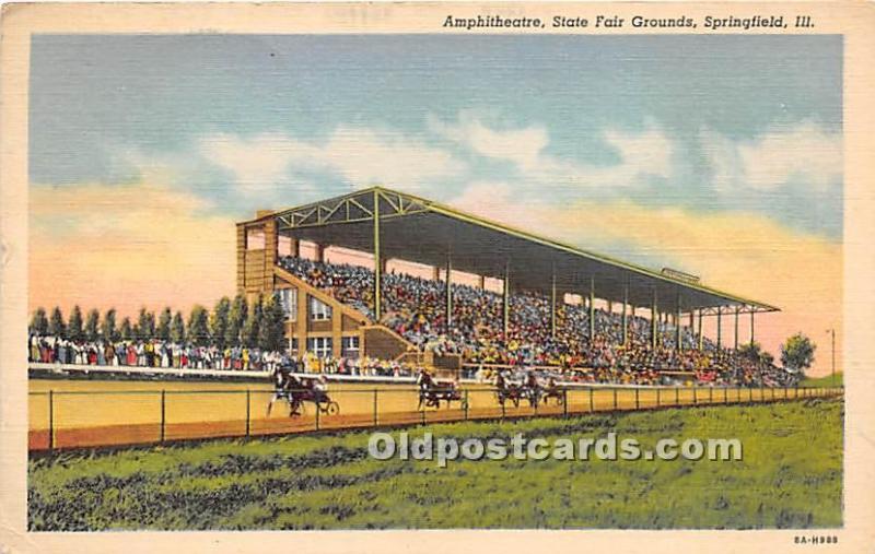 Amphitheatre, State Fair Grounds Springfield, Ilinois, IL, USA Horse Racing 1...