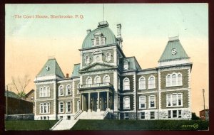 h3126 - SHERBROOKE Quebec Postcard 1910s Court House