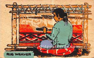 Rug Weaver Indian 1914 