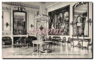 Old Postcard Palace of Compiegne Reception Marie Antoinette Salon