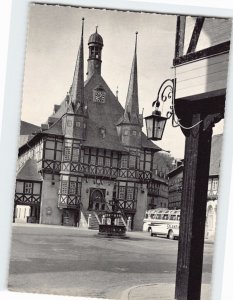 Postcard Rathaus Wernigerode Germany