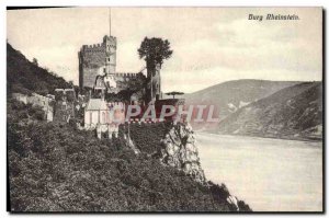 Postcard Old Burg Rheinstein