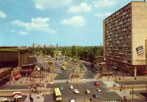 BERLIN GERMANY AM BAHNHOF ZOO vintage autos