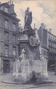 France Rouen Fontaine et Statue Jeanne d'Arc