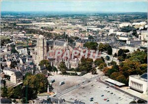 Modern Postcard Le Mans Sarthe cathedral