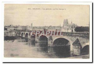 Orleans Old Postcard view General George V bridge