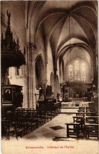 CPA Ermenonville Interieur de l'Eglise FRANCE (1014233)