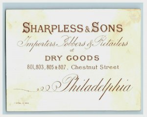 1880s Sharpless & Sons Dry Goods Comical Tiny Children Lot Of 7 P212 