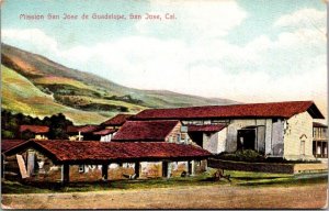 Vintage California Postcard - San Jose - Mission San Jose de Guadelupe