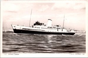 RPPC TSS Empress Queen Raphael Tuck Vintage Postcard Y56