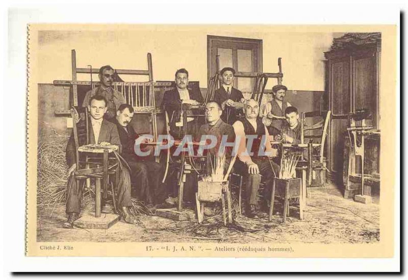 Institution for Blind Youth Nancy IJAN 8 street Santifontaine Old Postcard Wo...