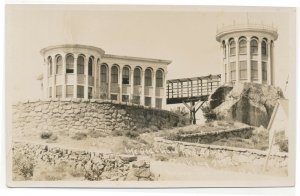 RPPC Truckee California McGlashan Residence Rocking Stone Real Photo Postcard