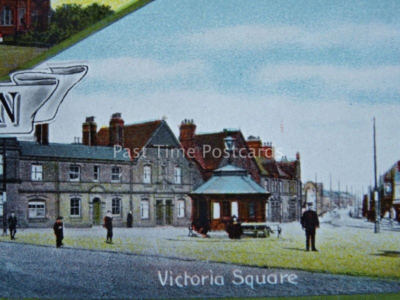 Staffordshire Stoke FENTON 5 Image Multiview - Old Postcard by W Shaw of Burslem