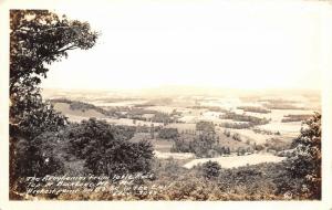 Backbone Mountain Maryland 1940s RPPC Real Photo Postcard US 50 Alleghenies