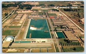 WARREN, Michigan MI ~ Aerial View GENERAL MOTORS TECHNICAL CENTER 1950s Postcard