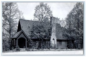 c1940s Chapel Of Saint Agnes Nashville Indiana IN RPPC Photo Unposted Postcard 