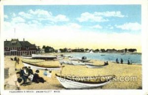 Fisherman's Beach - Swampscott, Massachusetts MA Postcard