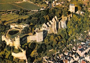 B110488 France Chinon Vue aerienne du Chateau Castle Air view