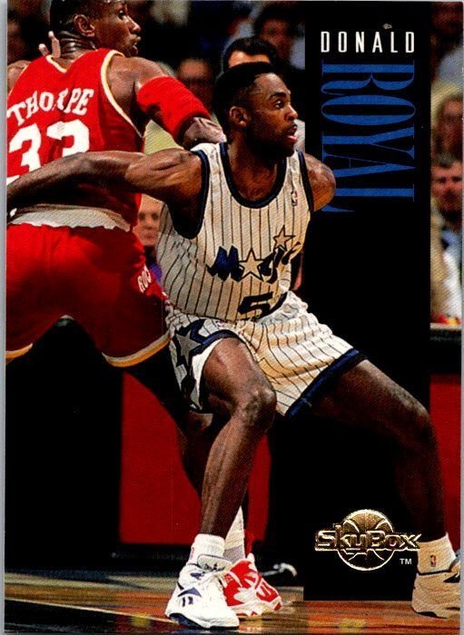 1994 Upper Deck Basketball Donald Royal Orlando Magic sk20847