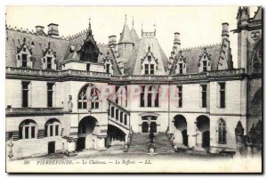 Old Postcard Pierrefonds Chateau Belfry